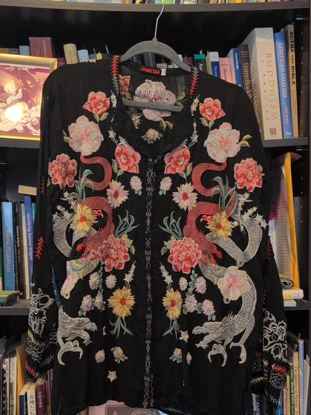 Embroidered Dragon Top - Picture 1 of 6